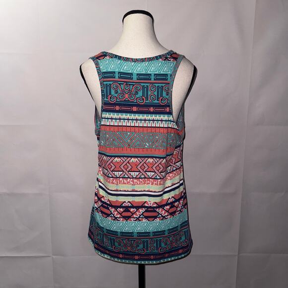 Self esteem multicolor tank top women’s size large - Picture 2 of 7